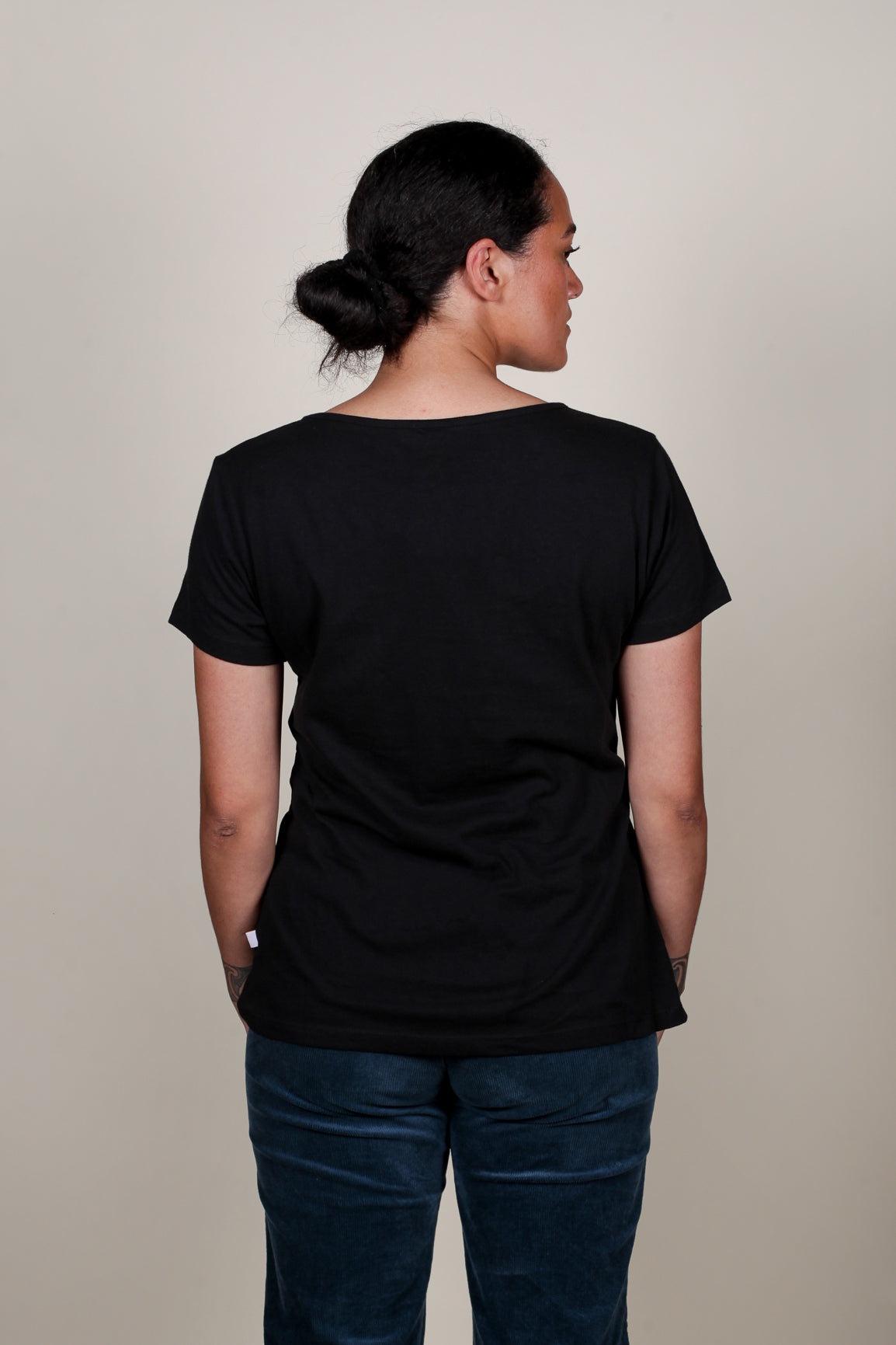 Bellbird Fitted Tee - Black