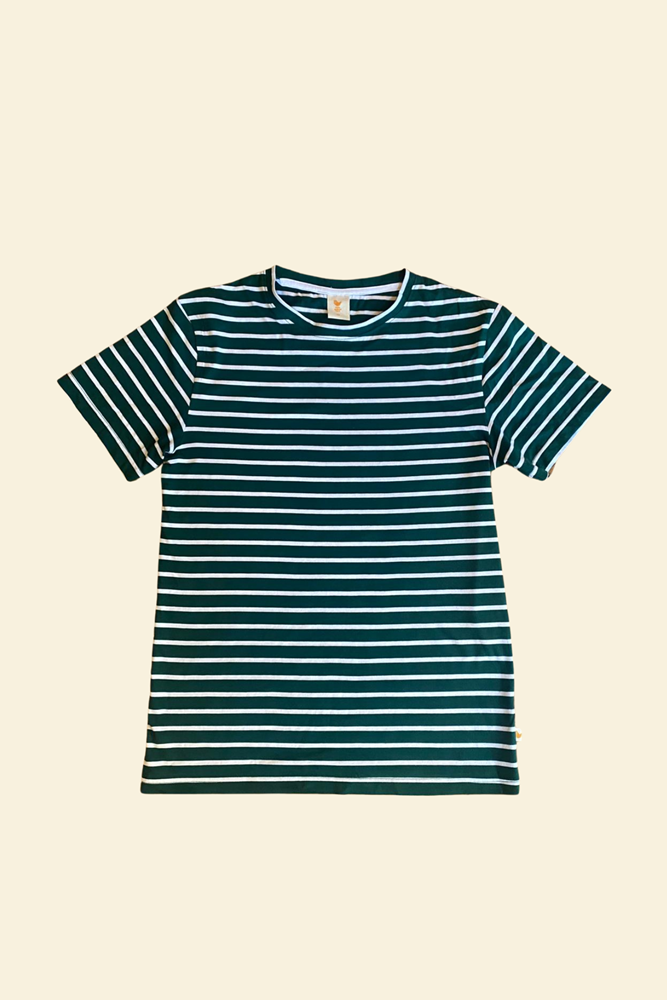 Tui Tee - Green Stripe