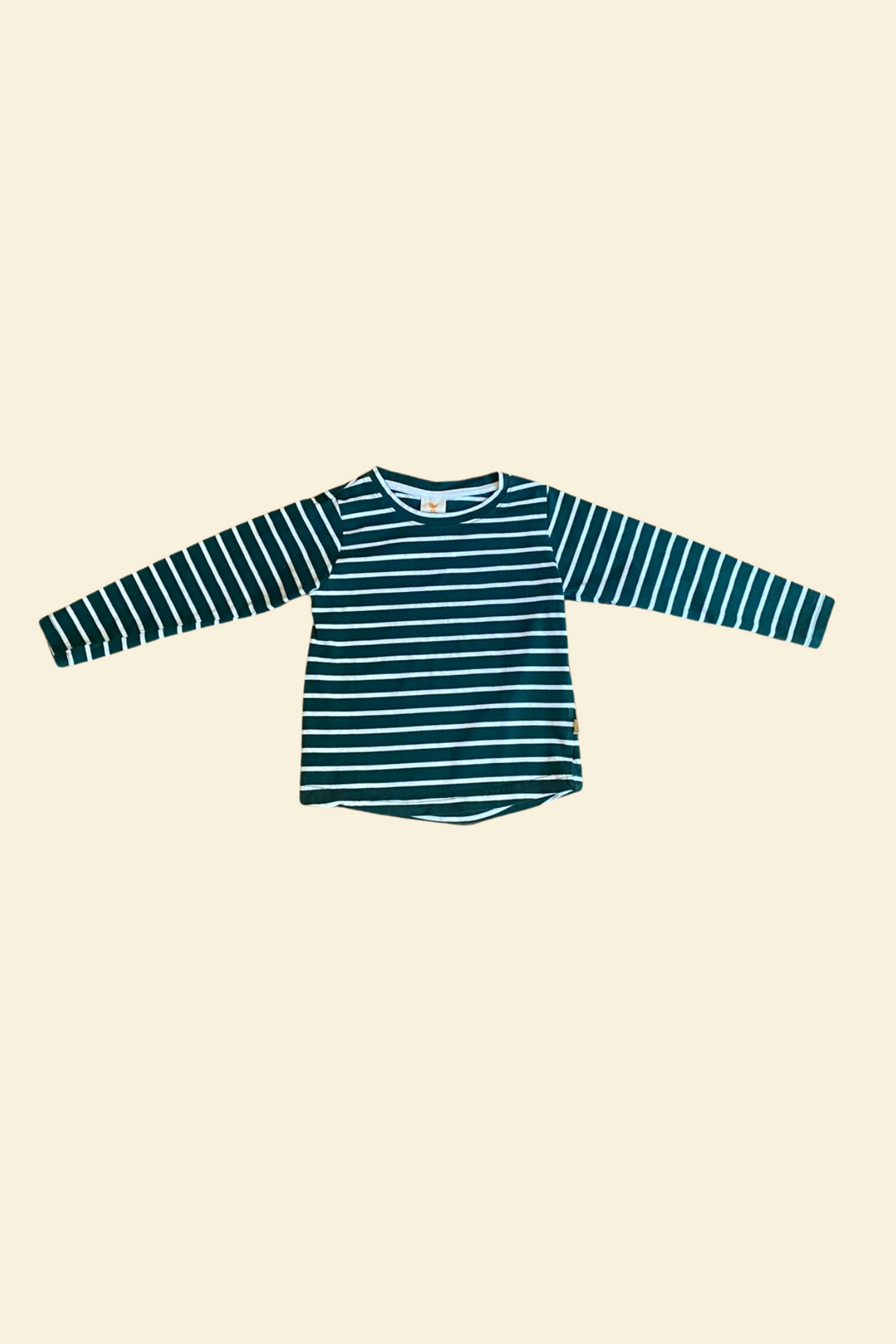 Kids Long Sleeve - Green Stripe